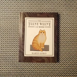 VTG Tiny book poetry cats